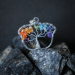 7 chakra Pendent with Tree of life