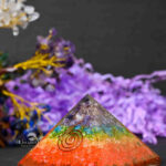 Orgonite 7 Chakra Pyramid