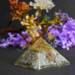Rainbow Moonstone Orgone Pyramid