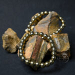 Pyrite Elastic Bracelet